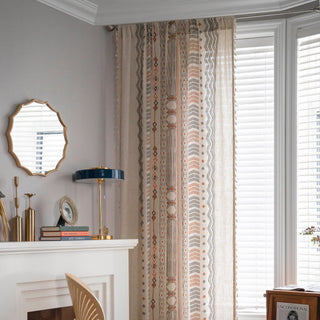 Boho Cream Cotton Linen Sun Shade