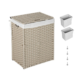 Laundry Hamper Rattan Coating Frame