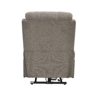 Power Lift Recliner Chair With Massage & Heat For Elderly, Dual Motor Electric Lift Recliner, Egyptian Velvet Fabric Upholstery, Side Pockets, Brown