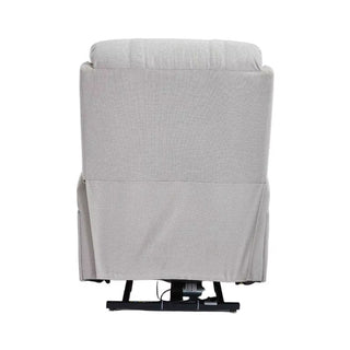 Power Lift Recliner Chair With Massage & Heat For Elderly, Dual Motor Electric Lift Recliner, Egyptian Velvet Fabric Upholstery, Side Pockets, Beige