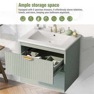 Modern Wall Mounted Vanity Sink