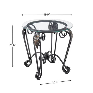 Tempered Glass Coffee Table Set (Set of 3)