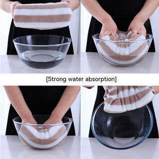 Striped Edge Soft Lint-free Face Washing