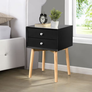 Bedside Table With 2 Drawers