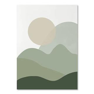 Green Plant Decorative Painting