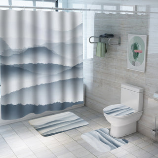 Landscape Print Polyester Bathroom Supplies