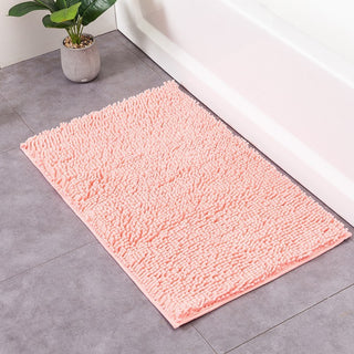 Chenille Solid Color Bathroom Non-slip Mat