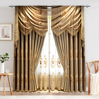 Creative European Flower Character Curtains