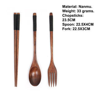 Cutlery 3PCS Fork Chopsticks Spoon Set