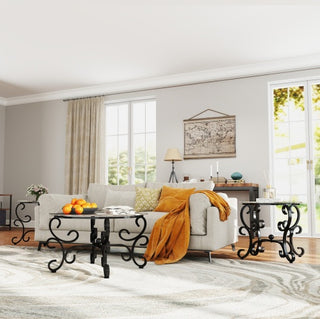 Round Decor Coffee Table/Side Table