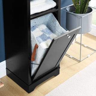 64" Tall Bathroom Storage Cabinet