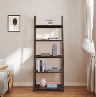 Hena Rustic 5-Tier Ladder Shelf