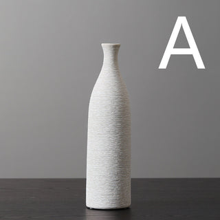 Creative Ceramic Vases with Dried Flowers