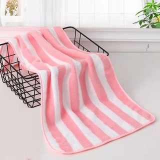 Striped Edge Soft Lint-free Face Washing