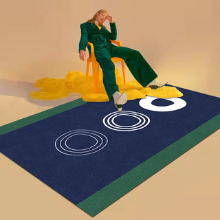 Minimalist Full Area Bedroom Room Rug
