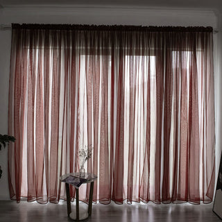 Simple Modern Solid Color Balcony Curtain