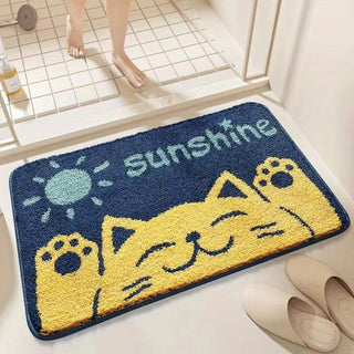 Non-Slip Cashmere Bathroom Floor Mat