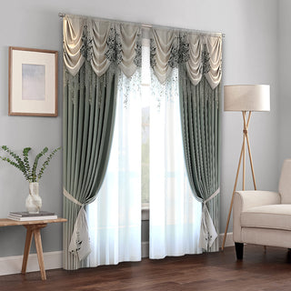 Creative European Flower Character Curtains