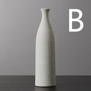 Creative Ceramic Vases with Dried Flowers