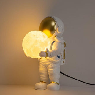 Bedroom Bedside Spaceman Lamps