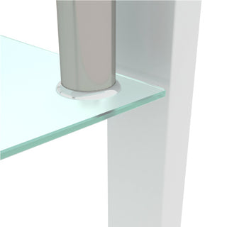 Modern Minimalist Coffee Table (White)