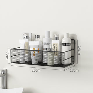 Wall-Mounted Bathroom Shelf Drill Shower