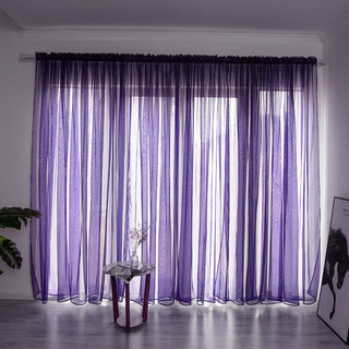 Simple Modern Solid Color Balcony Curtain