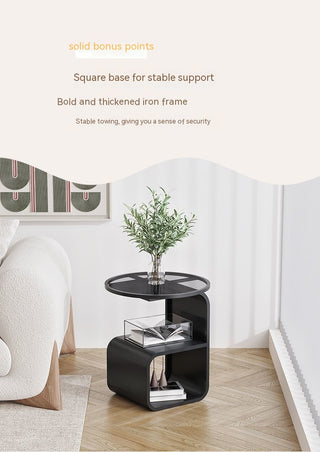 Simple Modern Round Glass Side Table