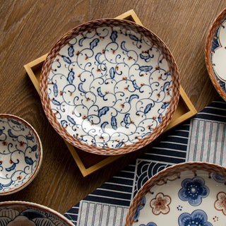 Ceramic Color Disc Dish Deep Plates