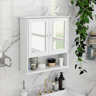 Double Mirror Bathroom Wall Cabinet