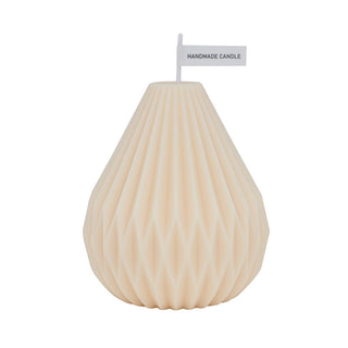 Nordic Style Geometric Lines Pear Candles