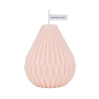 Nordic Style Geometric Lines Pear Candles