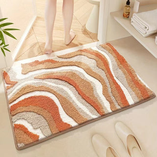 Non-Slip Cashmere Bathroom Floor Mat