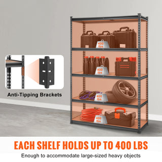 5 Tier Vevor Storage Shelving Unit