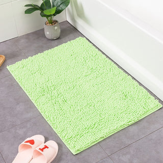 Chenille Solid Color Bathroom Non-slip Mat