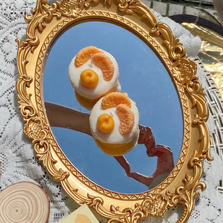 Orange Cute Fruit Cream Candles