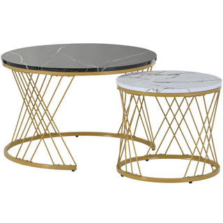 Fiberboard Marble Coffee Table