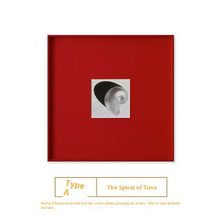 Red Minimalist Decorative Painting