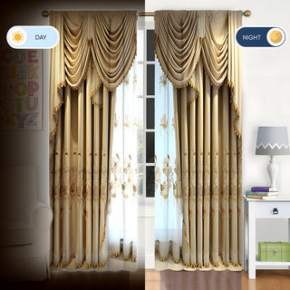 Creative European Flower Character Curtains