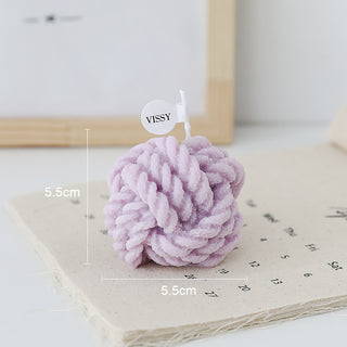 Souvenir Photo Props Small Wool Candles