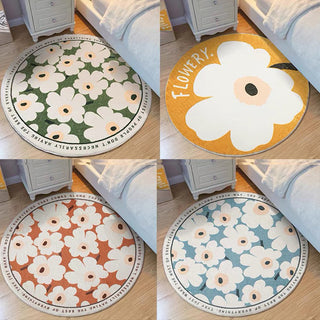 Floor Mat Thickened Large Area Round Carpet