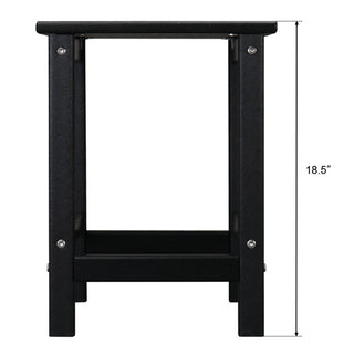 Simple Single Layer Side Table (Black)