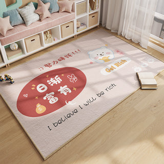 Kids Cozy Colorful Cartoon Area Rug