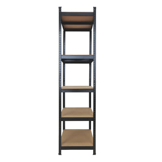 Five-tier Shelves Black Sprayed