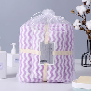 Water Ripple Coral Fleece Towels Child