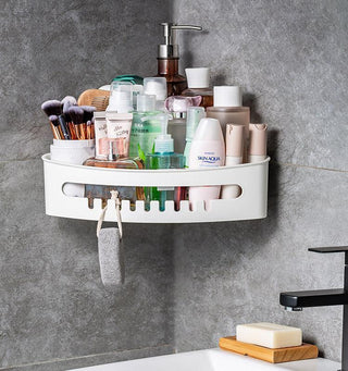 Wall-Mounted Free Punching Toilet Shelf