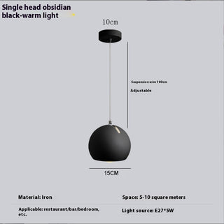 Ball Chandelier Post-modern Living Room Table