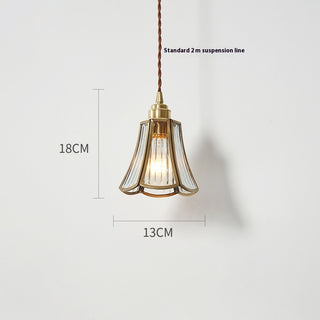 Japanese Retro Brass Nordic Chandelier