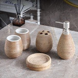 Retro Handmade Ceramic Bathroom Set