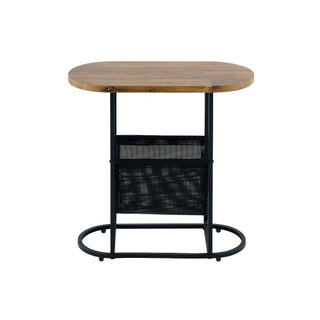 Acacia Oval Small Side Tables (Set of 2)